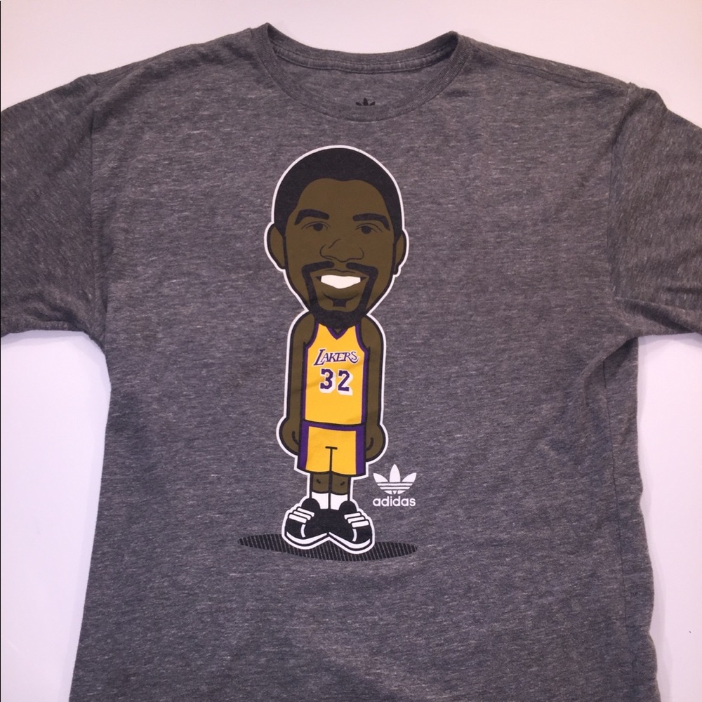 Mens Adidas Classic Original Magic Johnson T Shirt